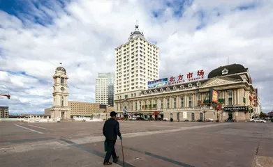 2021年冬,满洲里的街头没有俄罗斯人2