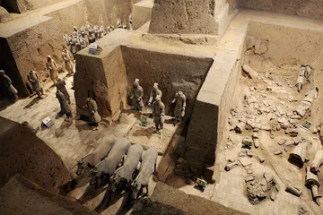 兵马俑二号坑再发掘：一座坑与一座陵