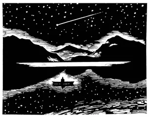 看，星星
