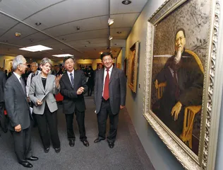 UNESCO里的中国艺术展