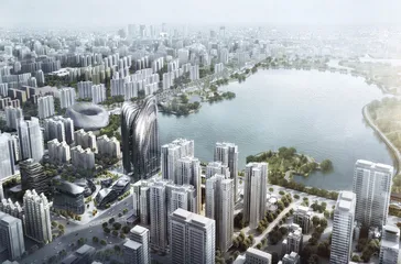 骏豪中央公园广场，地标与未来城市精神