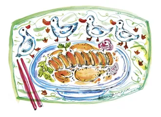 桂花鸭时