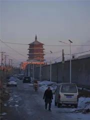 看到应县木塔