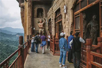 麦积山石窟：在“东方雕塑博物馆”漫游6