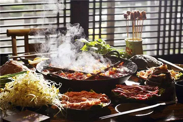 山城火锅的佐餐小食