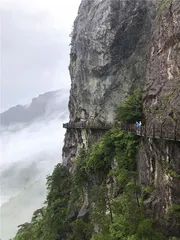暴雨中的武功山徒步3
