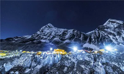 遭遇珠峰拥堵1