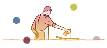 下厨的男人