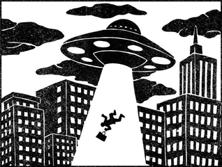 被外星人带走了