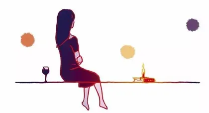 黄昏里一盏灯