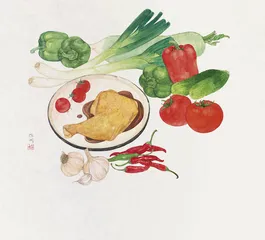 怀念小时候鸡腿霸道的香味，但我已丢失了过年的调味包