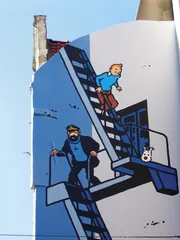 布鲁塞尔的街头漫画墙1