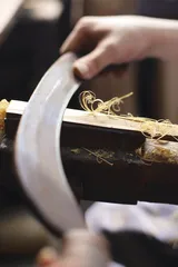 陈子福：用夏布做折扇2