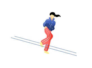 跳皮筋