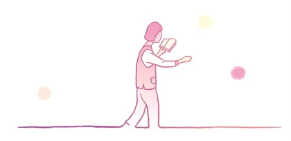 母亲读书
