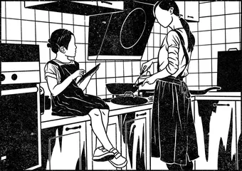 为什么她总是在厨房