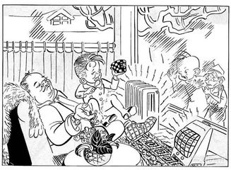 “王先生”时期的经典漫画形象