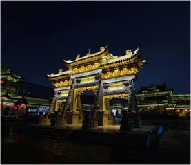 超广角镜头下的古建筑美学