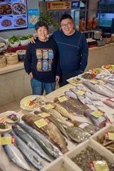 渔村，海鲜，胖大嫂