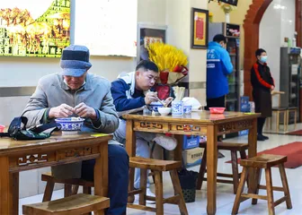 盛祥斋泡馍的标准吃法5
