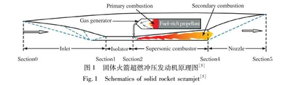 燃料喷注对气固两相燃气燃烧特性影响研究