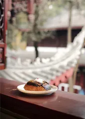 去寺院吃素1
